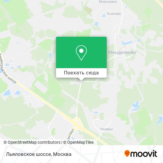 Карта Льяловское шоссе