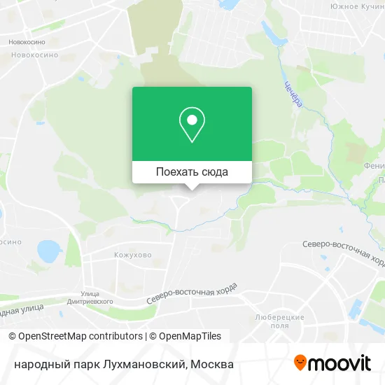 Карта народный парк Лухмановский