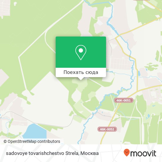 Карта sadovoye tovarishchestvo Strela