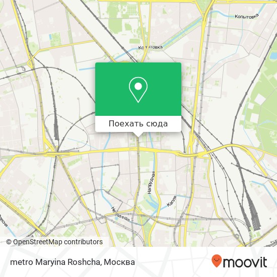 Карта metro Maryina Roshcha
