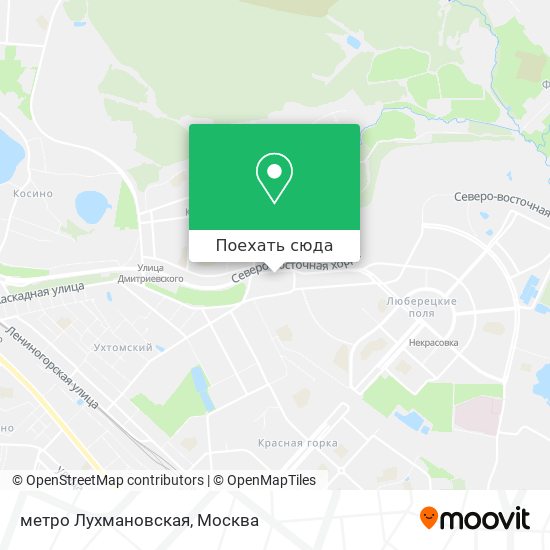 Карта метро Лухмановская