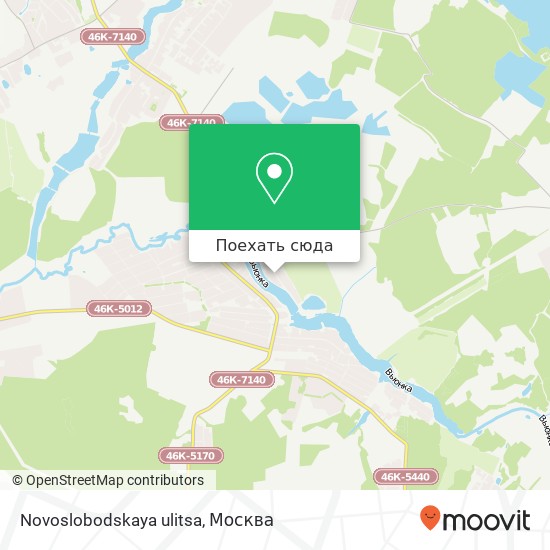 Карта Novoslobodskaya ulitsa