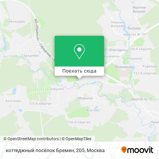 Карта коттеджный посёлок Бремен, 205