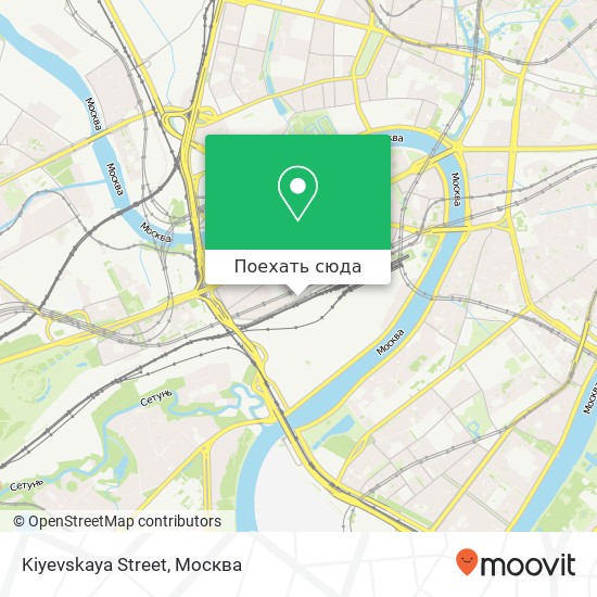 Карта Kiyevskaya Street