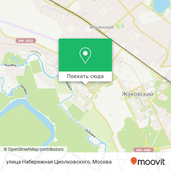 Карта улица Набережная Циолковского