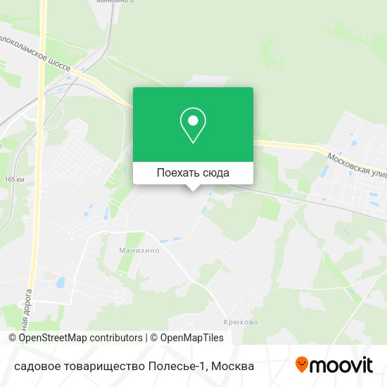 Карта садовое товарищество Полесье-1