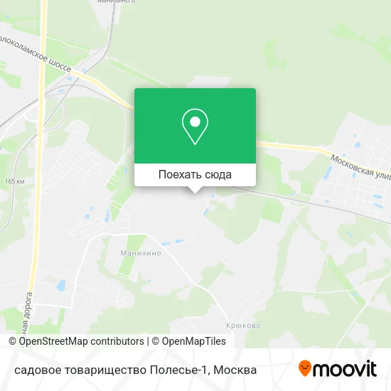 Карта садовое товарищество Полесье-1