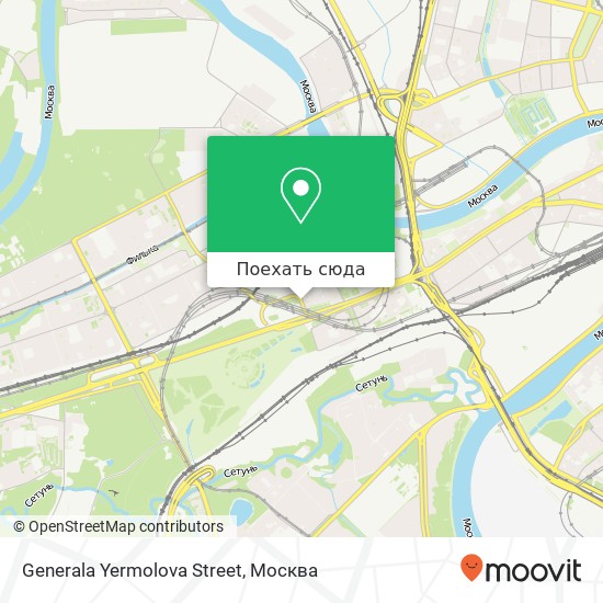 Карта Generala Yermolova Street