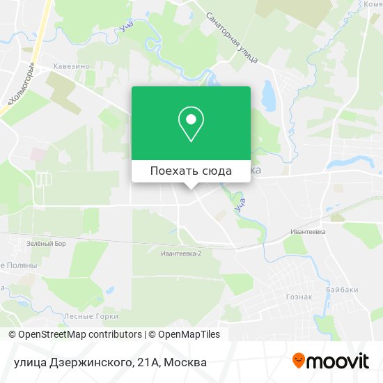 Карта улица Дзержинского, 21А