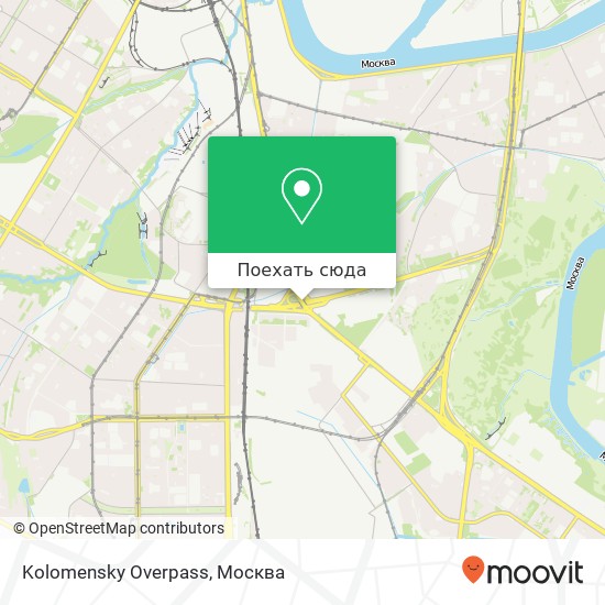 Карта Kolomensky Overpass