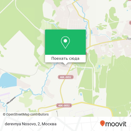 Карта derevnya Nosovo, 2