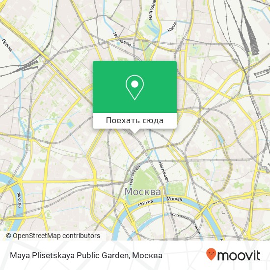 Карта Maya Plisetskaya Public Garden