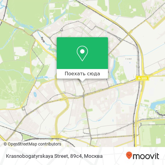 Карта Krasnobogatyrskaya Street, 89с4