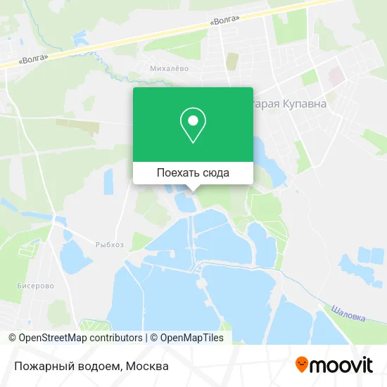 Карта Пожарный водоем