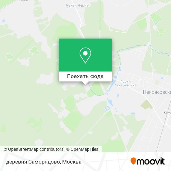 Карта деревня Саморядово