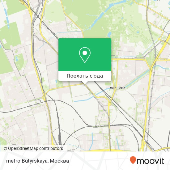 Карта metro Butyrskaya