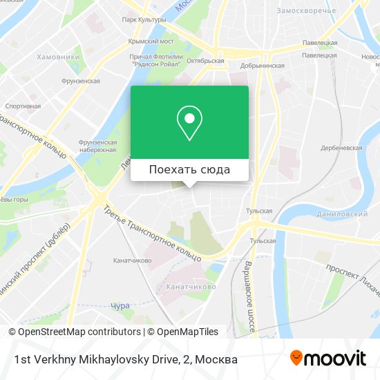 Карта 1st Verkhny Mikhaylovsky Drive, 2