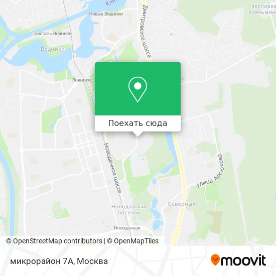 Карта микрорайон 7А