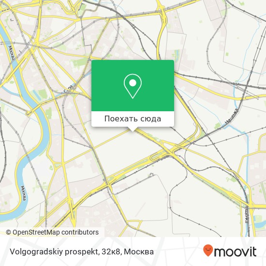 Карта Volgogradskiy prospekt, 32к8