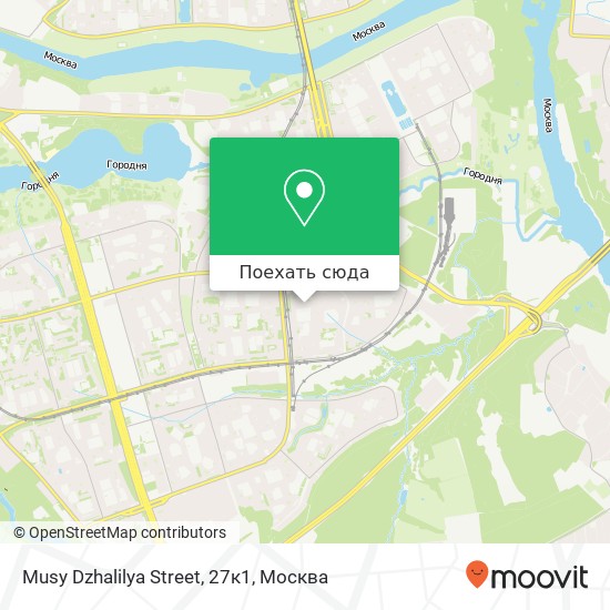 Карта Musy Dzhalilya Street, 27к1