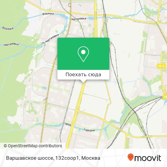 Карта Варшавское шоссе, 132соор1