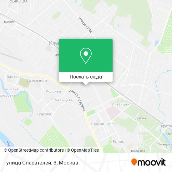 Карта улица Спасателей, 3