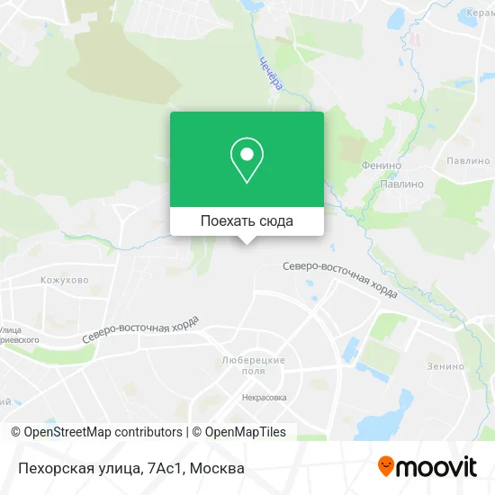 Карта Пехорская улица, 7Ас1
