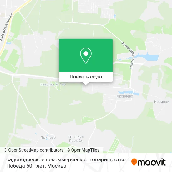 Карта садоводческое некоммерческое товарищество Победа 50 - лет
