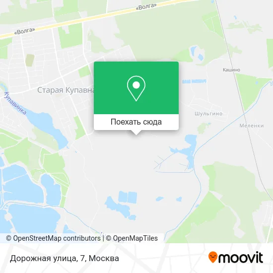 Карта Дорожная улица, 7