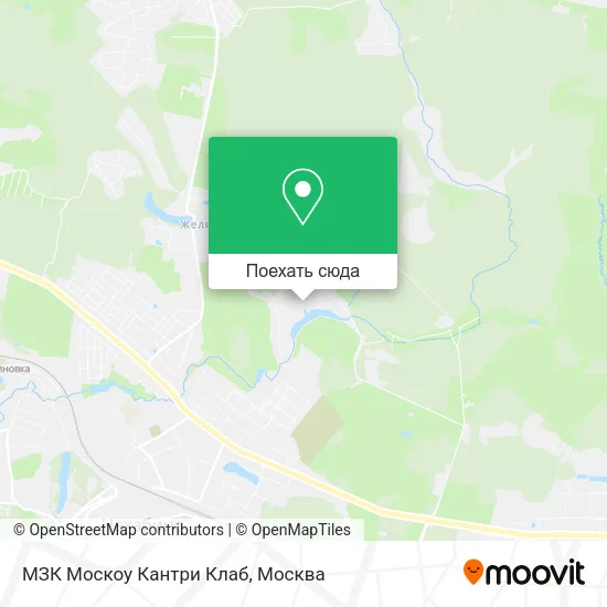 Карта МЗК Москоу Кантри Клаб