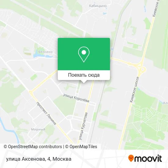 Карта улица Аксенова, 4