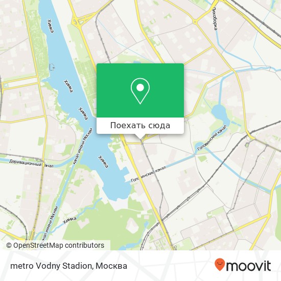 Карта metro Vodny Stadion