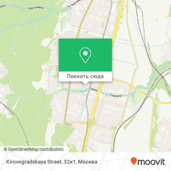 Карта Kirovogradskaya Street, 32к1