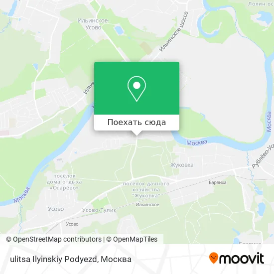 Карта ulitsa Ilyinskiy Podyezd