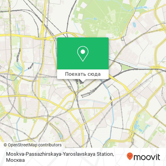Карта Moskva-Passazhirskaya-Yaroslavskaya Station