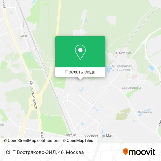 Карта СНТ Востряково-ЗИЛ, 46