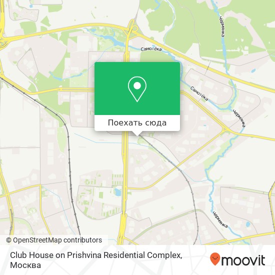 Карта Club House on Prishvina Residential Complex
