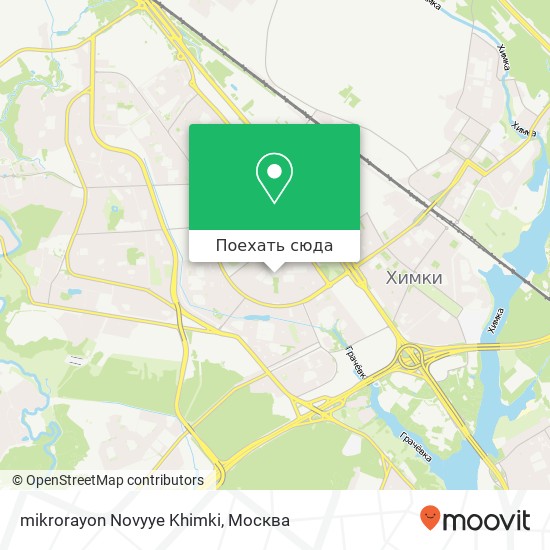 Карта mikrorayon Novyye Khimki
