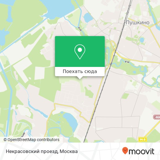 Карта Некрасовский проезд