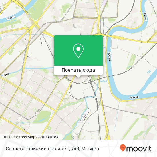 Карта Севастопольский проспект, 7к3