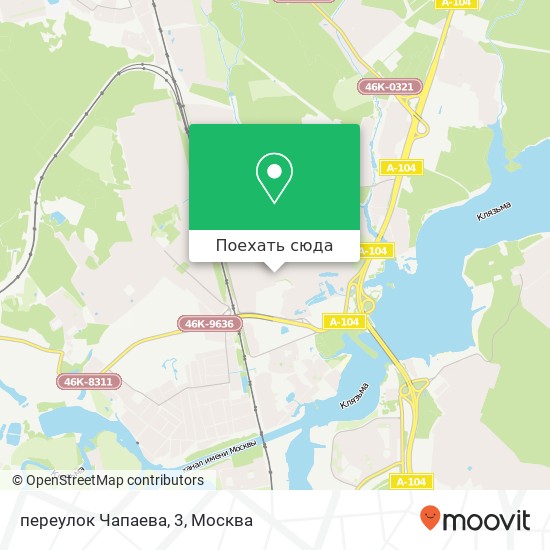 Карта переулок Чапаева, 3