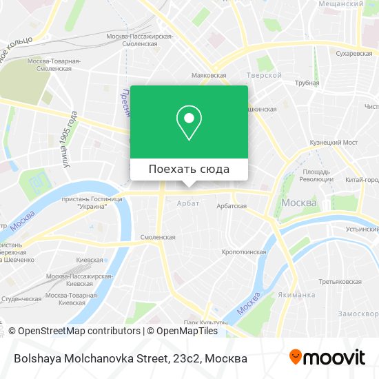 Карта Bolshaya Molchanovka Street, 23с2