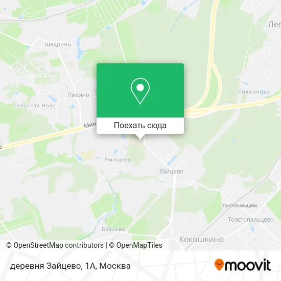 Карта деревня Зайцево, 1А