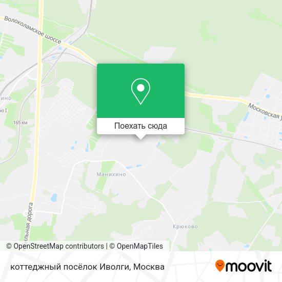 Карта коттеджный посёлок Иволги
