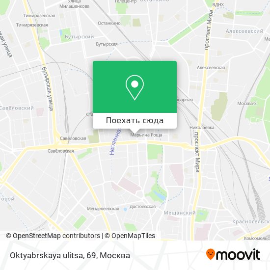 Карта Oktyabrskaya ulitsa, 69