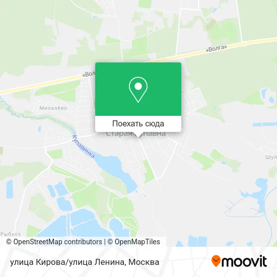 Карта улица Кирова/улица Ленина