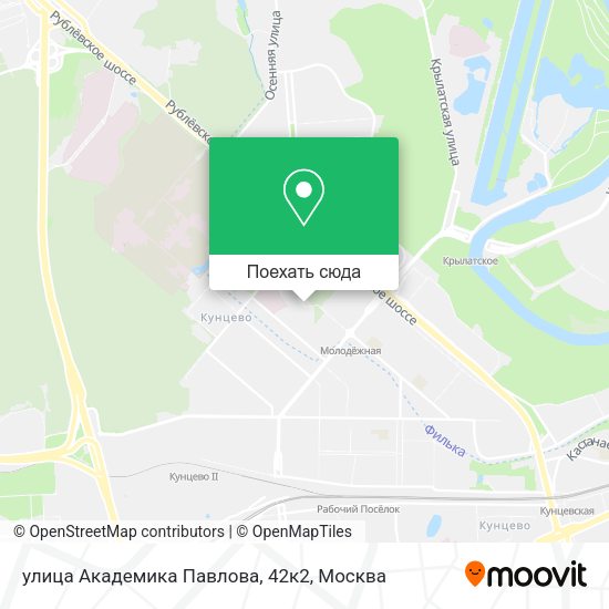 Карта улица Академика Павлова, 42к2