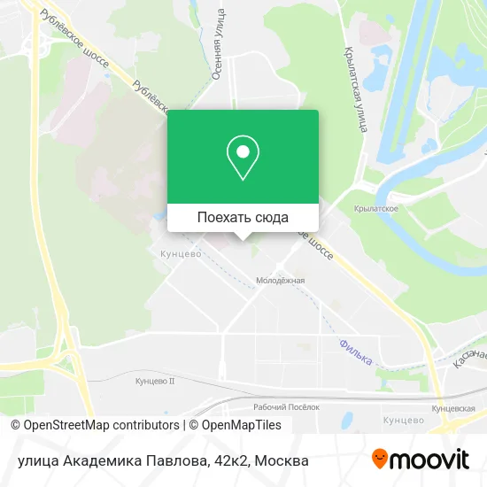 Карта улица Академика Павлова, 42к2