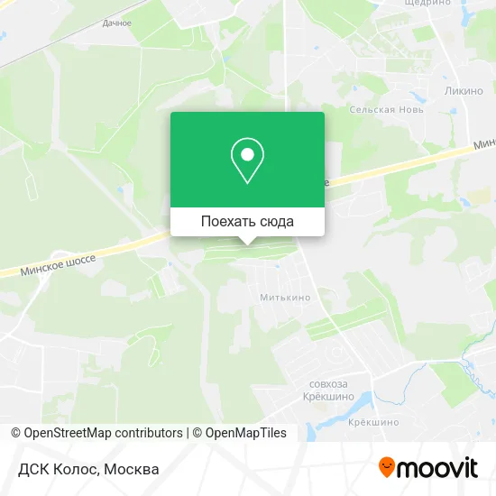 Карта ДСК Колос