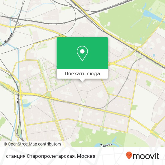 Карта станция Старопролетарская
